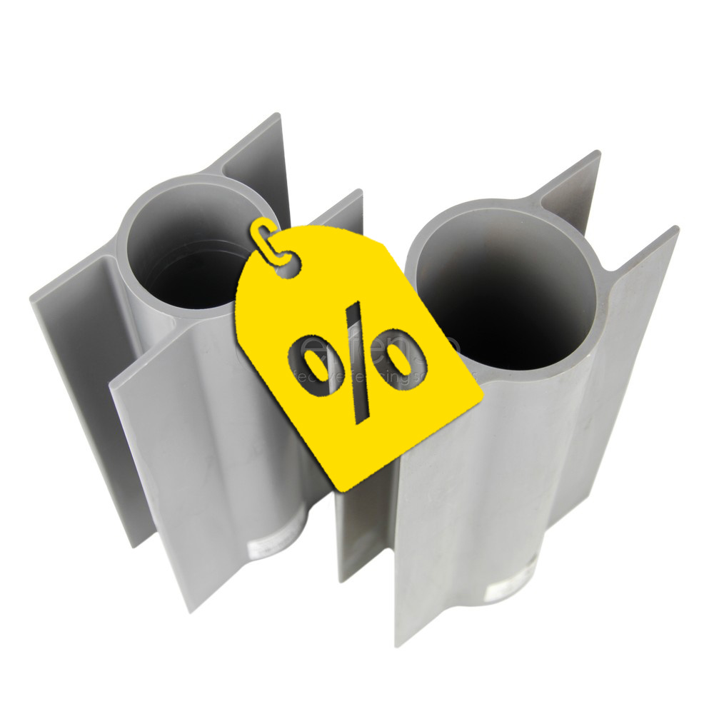 Effenso Betonplattenhalter Rundpfosten 48mm h:18cm