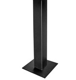 Fensosound  FENSOSOUND ECO 2D Pfoste 9005 100x100 L:300 cm Bodenplatte