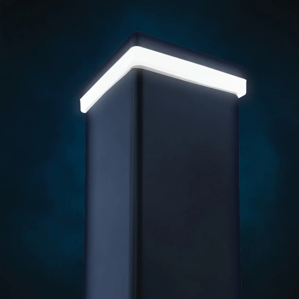 Fensolight Fensolight lightning square post 80x80 RAL 7016