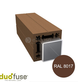 Duo Fuse Poortpaal L:300cm tropical brown