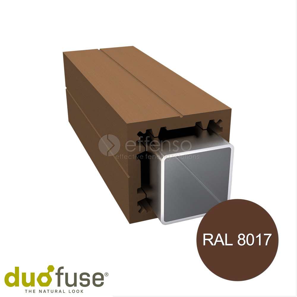 Duo Fuse Poortpaal L:270cm tropical brown