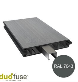 Duo Fuse Duo Fuse Vlakke plank tand en groef L:180cm graphite black