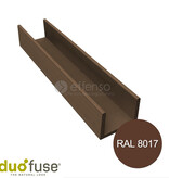 Duo Fuse U-profiel 42mm L:182cm tropical brown