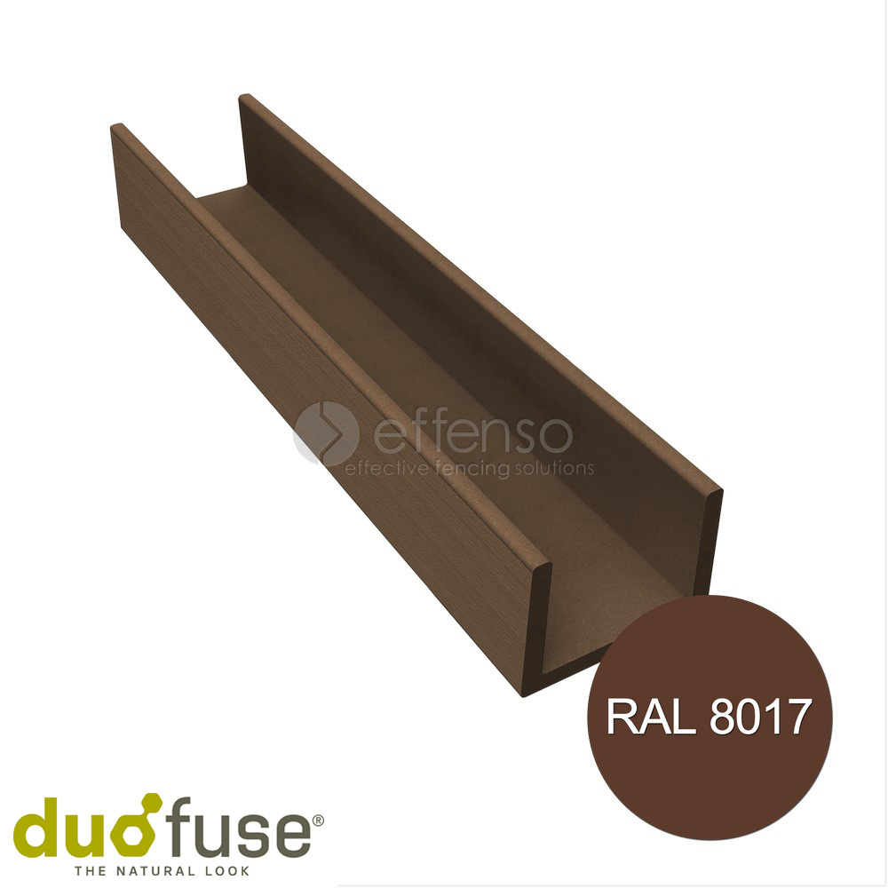 Duo Fuse Duo Fuse U-profiel 42mm L:182cm tropical brown