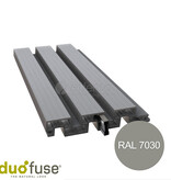 Duo Fuse Duo Fuse profielplank 200mm L:200cm stone grey
