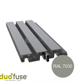 Duo Fuse Duo Fuse profielplank 200mm L:200cm stone grey