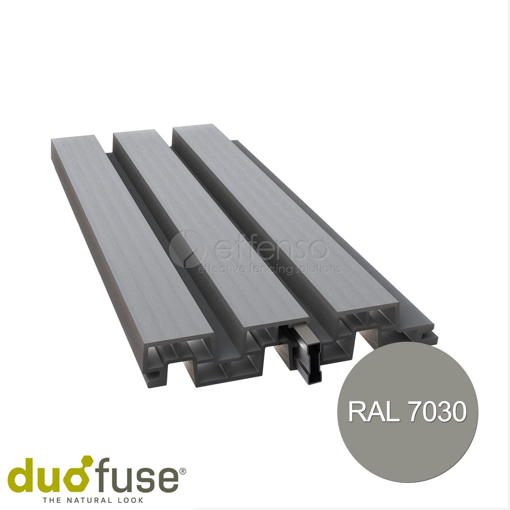 Duo Fuse Duo Fuse profielplank 200mm L:200cm stone grey