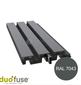 Duo Fuse Duo Fuse profielplank 200mm L:200cm graphite black