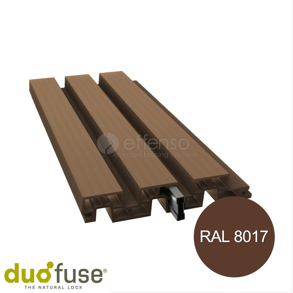 Duo Fuse profielplank 200mm L:200cm tropical brown