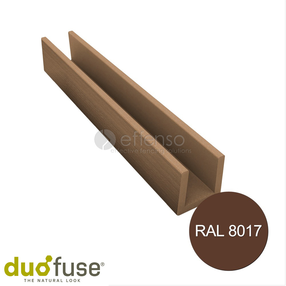 Duo Fuse Duo Fuse U-profiel 27mm L:182cm tropical brown