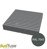 Duo Fuse Afdekkap Design 90mm graphite black