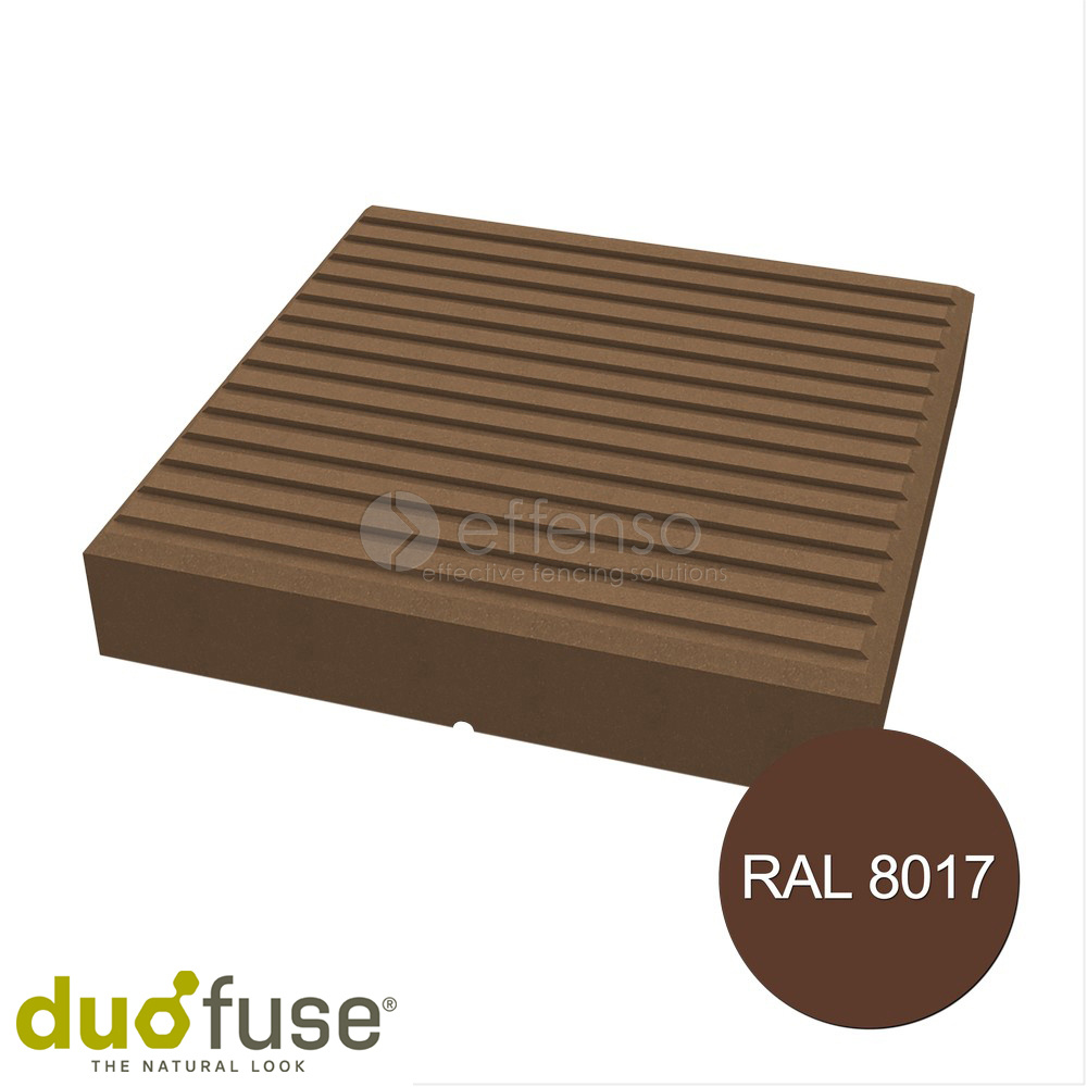 Duo Fuse Afdekkap Design 90mm tropical brown