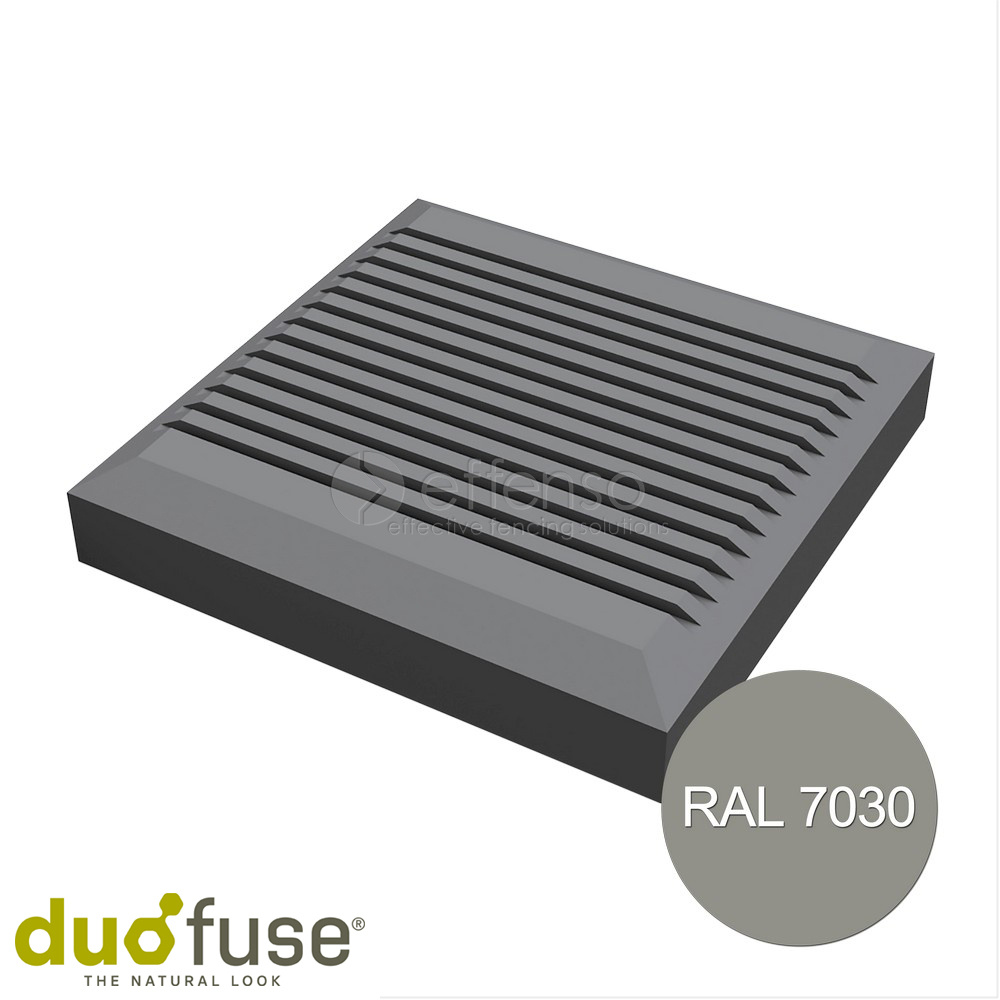 Duo Fuse Afdekkap Classic 110mm stone grey