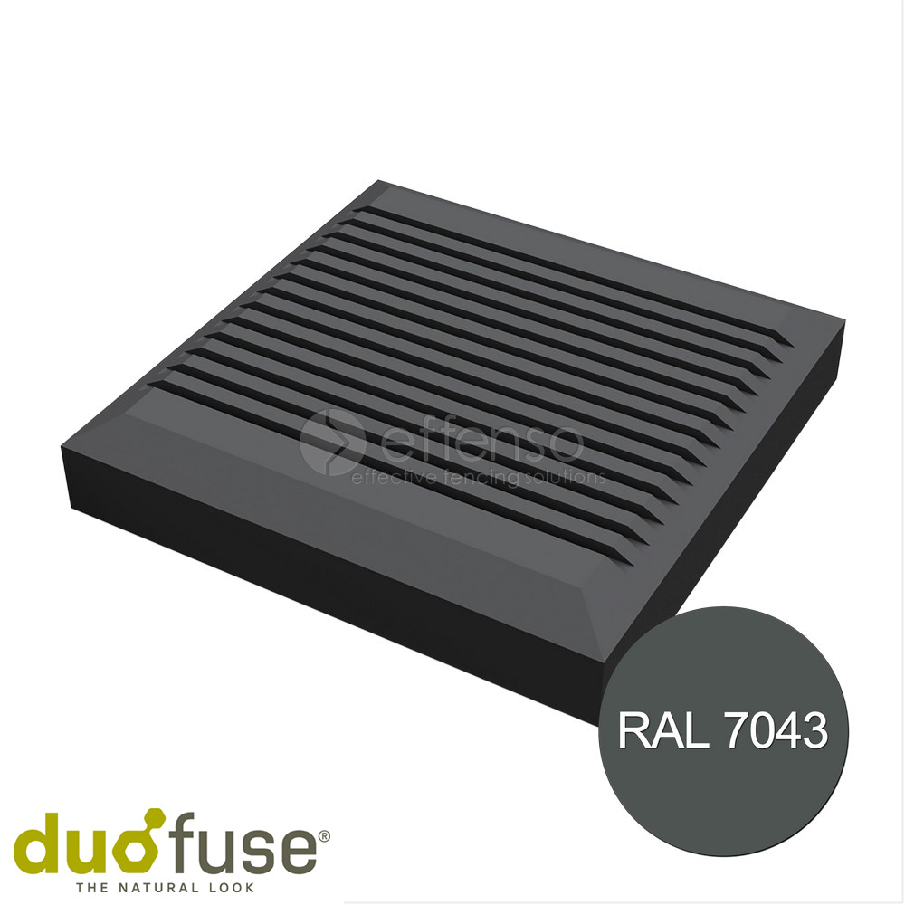 Duo Fuse Afdekkap Classic 110mm graphite black