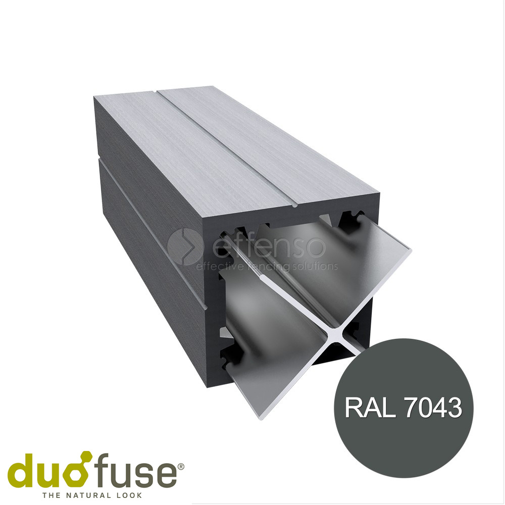 Duo Fuse Duo Fuse Paal 90mm L:300cm graphite black