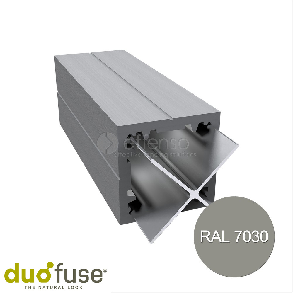 Duo Fuse Paal 90mm L:270cm stone grey