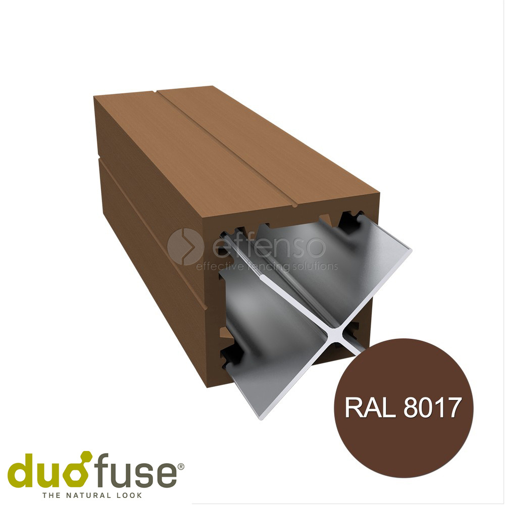 Duo Fuse Duo Fuse Paal 90mm L:270cm tropical brown