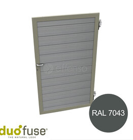 Duo Fuse Deur graphite black 200cm