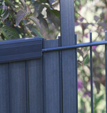 Fensoplate composite Fensoplate Composite Kit 2D 8/6/8 H:203 cm L:250cm Wenge Brown