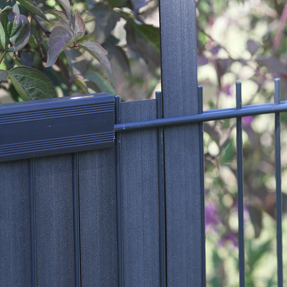 Fensoplate composite Fensoplate Composite Kit 2D 8/6/8 H:203 cm L:250cm Wenge Brown