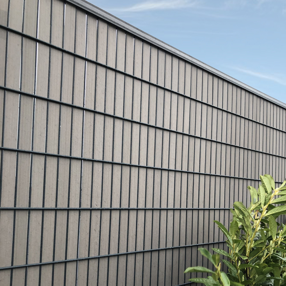 Fensoplate composite Fensoplate Composite Kit 2D 8/6/8 H:203 cm L:250cm Wenge Brown
