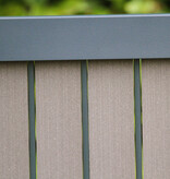 Fensoplate composite Fensoplate Composite Kit 2D PRO 8/6/8 H:183 cm L:250 cm  Wenge Brown