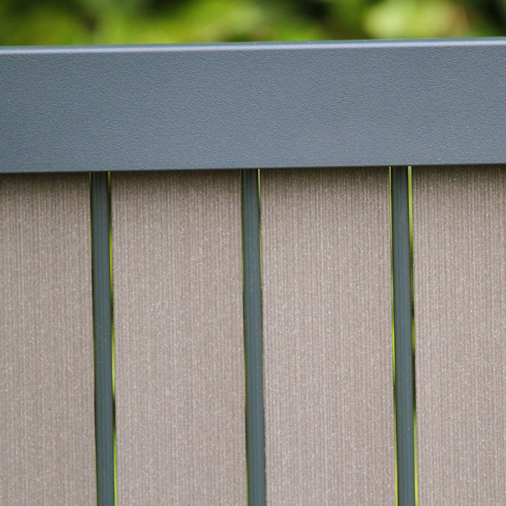 Fensoplate composite Fensoplate Composite Kit 2D PRO 8/6/8 H:183 cm L:250 cm  Wenge Brown
