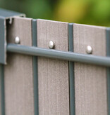 Fensoplate composite Fensoplate Composite Kit 2D PRO 8/6/8 H:123 cm L:250 cm Wenge Brown