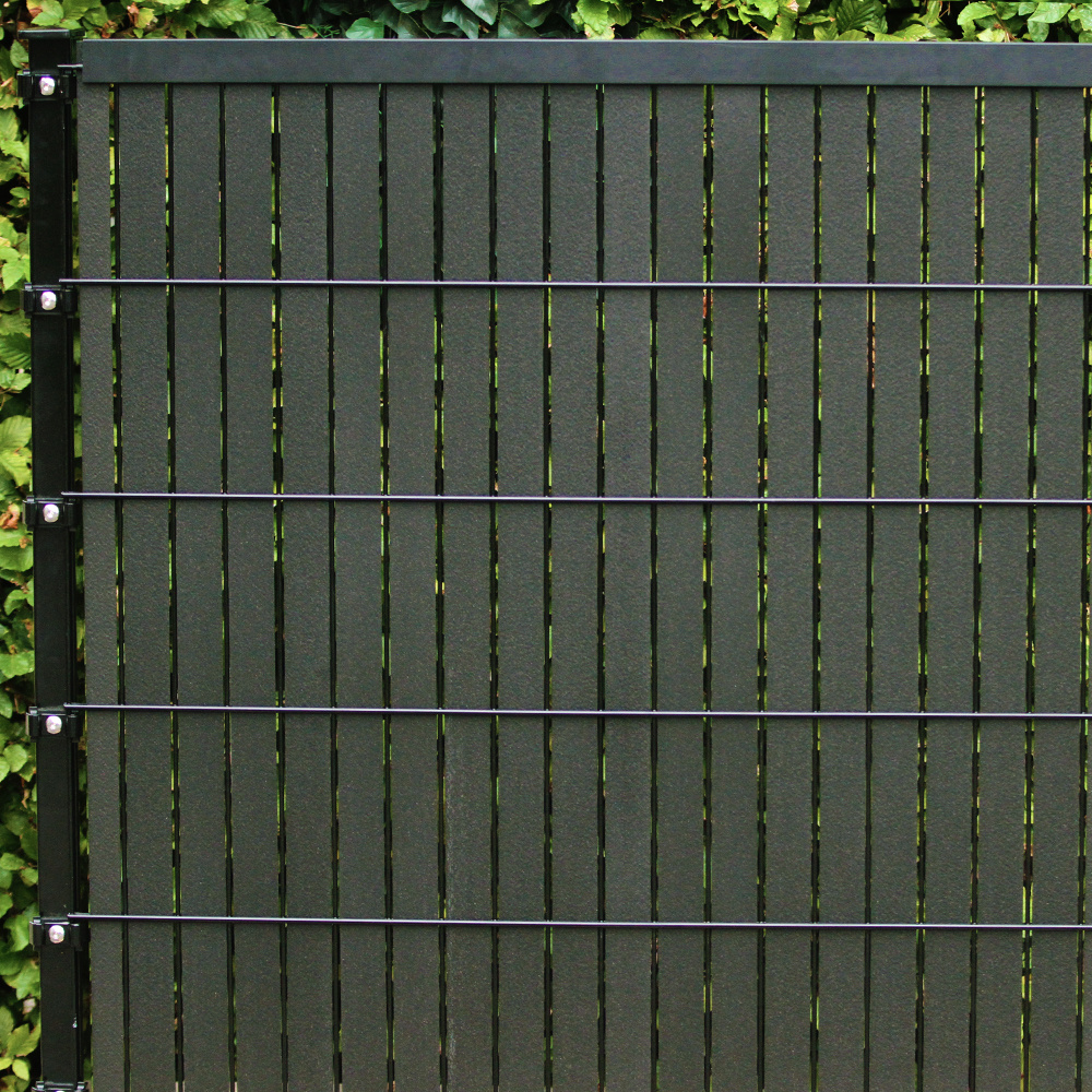 Fensoplate composite Fensoplate Composite Kit 2D PRO 6/5/6 H:203 cm L:250 cm Black