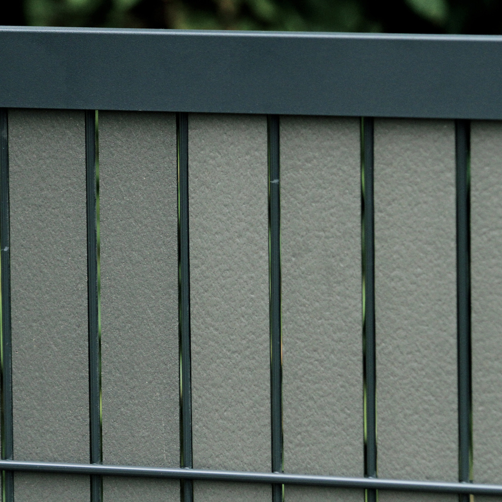 Fensoplate composite Fensoplate Composite Kit 2D PRO 6/5/6 H:203 cm L:250 cm Dark Grey