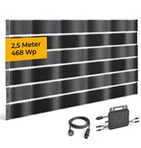 fensoband solar FENSOBAND SOLAR Photovoltaisches Sichtschutzstreifen h:19cm L:250 cm  Satz 1 gitter