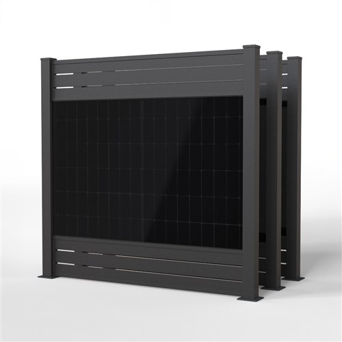 Fensolar FENSOLAR ALU KIT Trio 1200W H:180cm L: 5,55m