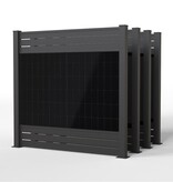 Fensolar FENSOLAR ALU KIT Quatro 1600W H:180cm L: 7,4 m