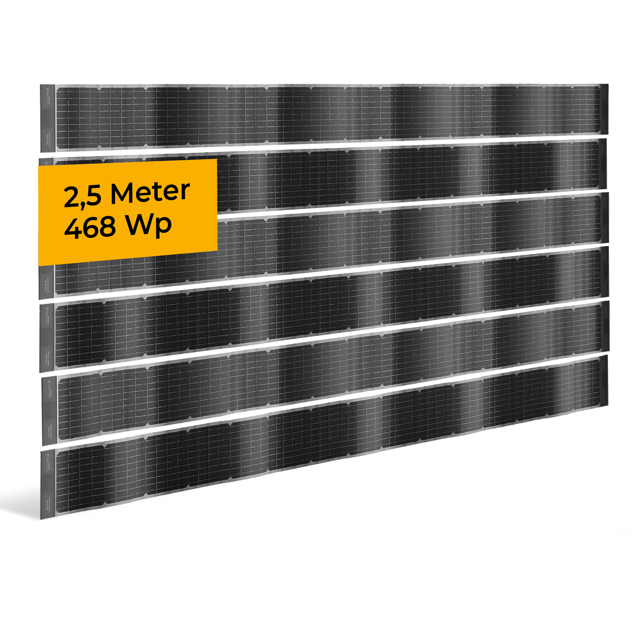 fensoband solar FENSOBAND SOLAR Photovoltaisches Sichtschutzstreifen h:19cm L:250 cm  6 Stück