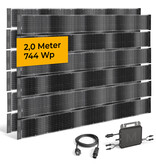 fensoband solar FENSOBAND SOLAR Photovoltaische vlechtband h:19cm L:200 cm KIT 2 panelen