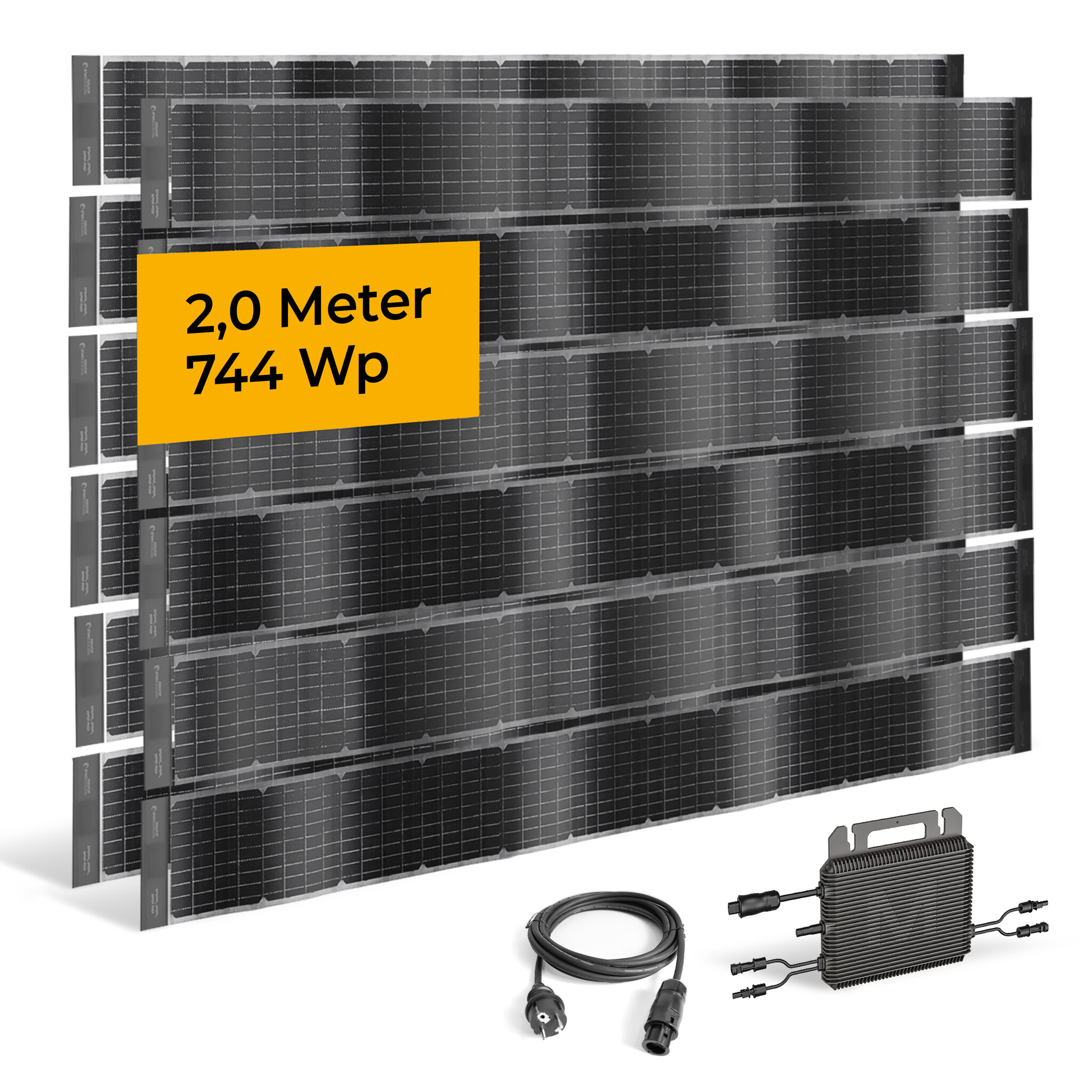 fensoband solar FENSOBAND SOLAR Photovoltaisches Sichtschutzstreifen h:19cm L:200 cm  Satz 2 gitter