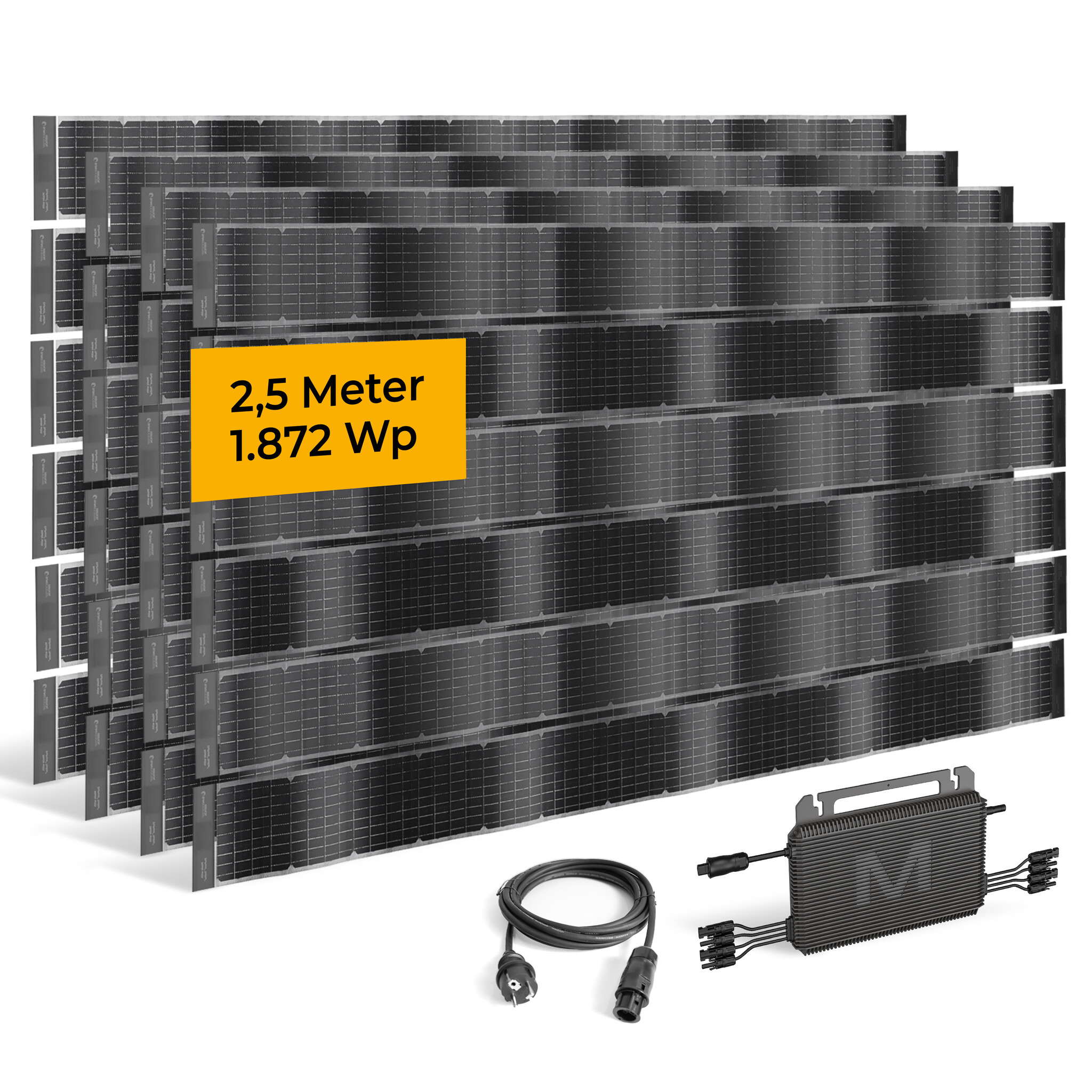 fensoband solar FENSOBAND SOLAR Photovoltaisches Sichtschutzstreifen h:19cm L:250 cm  Satz 4 gitter