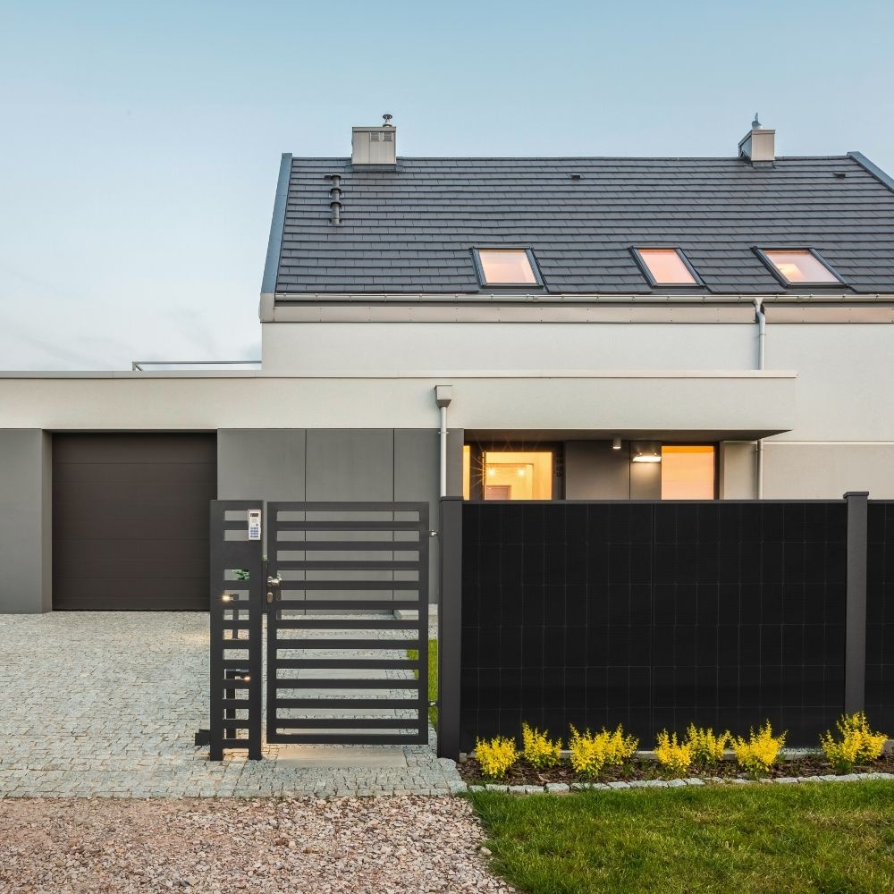 Fensolar FENSOLAR PURO HORIZONTAL extensiemodule 450W H:125cm L:185 cm + 1 paal