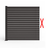 Fensolar FENSOLAR FULL ALU Erweiterungsmodule H:185cm L:185cm + 1 pfoste