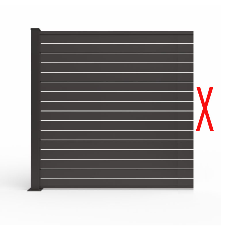 Fensolar FENSOLAR FULL ALU Module d'extension , H:1,85 x L:1,85 m + 1 poteau