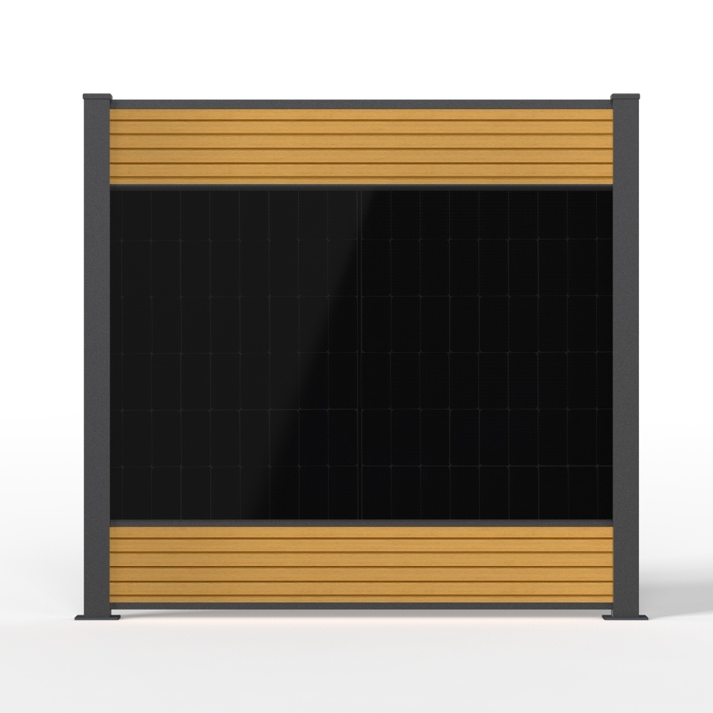 Fensolar FENSOLAR WPC KIT Duo 800W h:180cm L: 3,7m Zeder