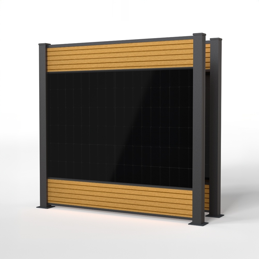 Fensolar FENSOLAR WPC KIT Duo 800W h:180cm L: 3,7m Zeder