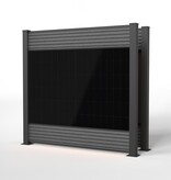 Fensolar FENSOLAR WPC KIT Duo 800W H:180cm L: 3,7m Grey