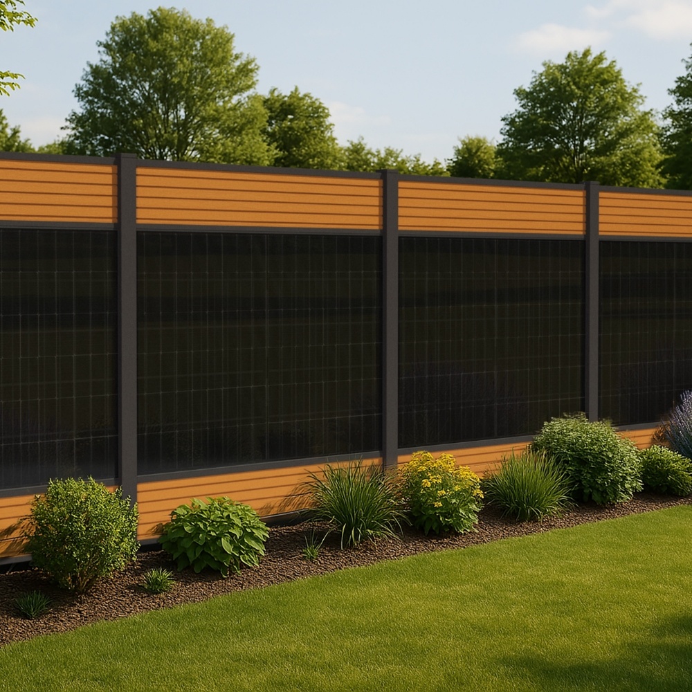 Fensolar FENSOLAR WPC KIT Quatro 1600W H:1850m L: 7,4 m Teak