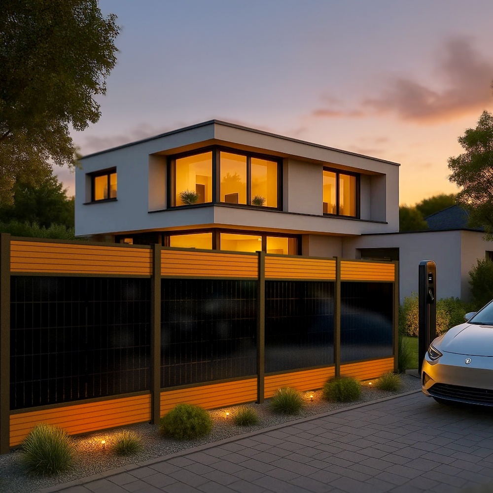 Fensolar FENSOLAR WPC extension module 450W H:180cm L:185cm Grey + 1 post