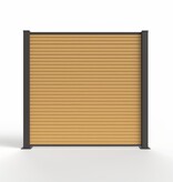 Fensolar FENSOLAR WPC FULL extensiemodukle H:180cm L:185cm Ceder + 1 paal