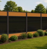 Fensolar FENSOLAR FULL WPC extension module H:180cm L:185cm Cedar + 1 post