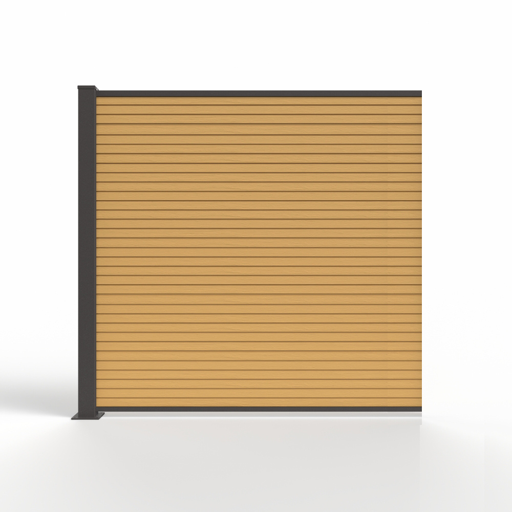 Fensolar FENSOLAR FULL WPC extension module H:200cm L:185cm Cedar + 1 post