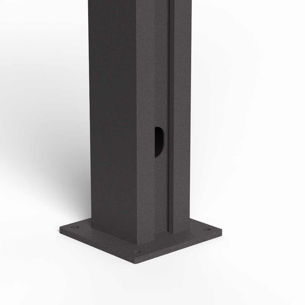 Fensolar FENSOLAR PURO Poste final H:185 cm con placa base