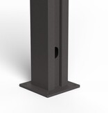 Fensolar FENSOLAR WPC / ALU Poste final H:200 cm con placa base